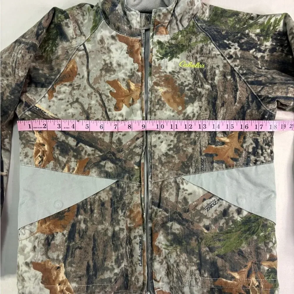 Cabela's Kids Real Tree Camo Hunting Hooded Coat Size Medium
